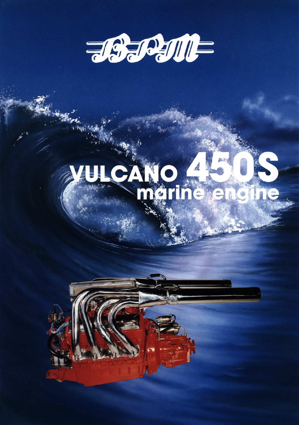 BPM Vulcano 450 S Marine-V8 Prospekt Vorderseite, Sportvariante
